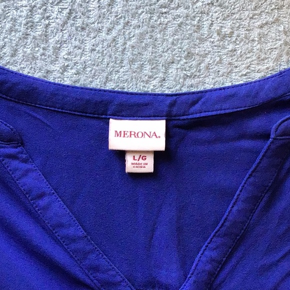 Blue tunic blouse - Picture 3 of 3